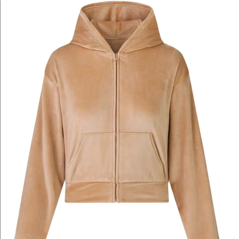 NEW SKIMS velour hoodie from Kim Kardashian West's SKIMS line